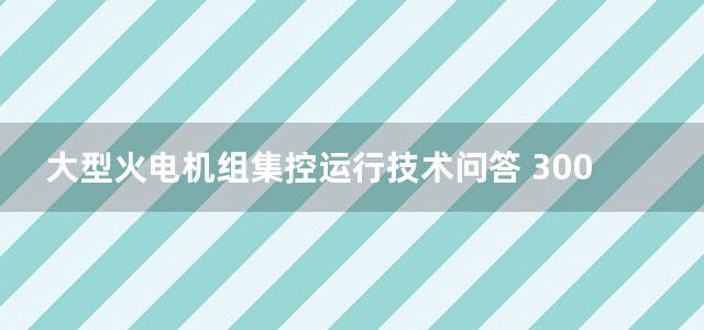 大型火电机组集控运行技术问答 300MW分册